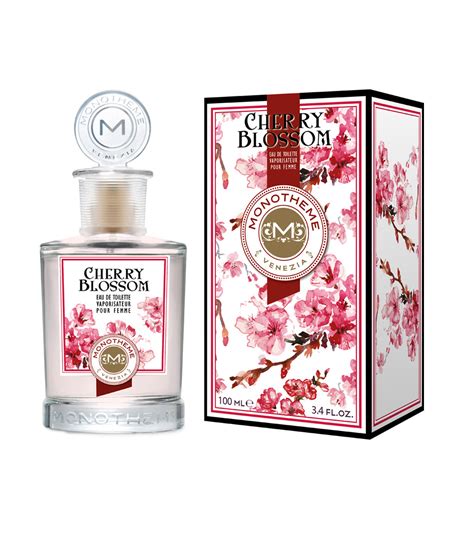 cherry blossom and peach perfume.